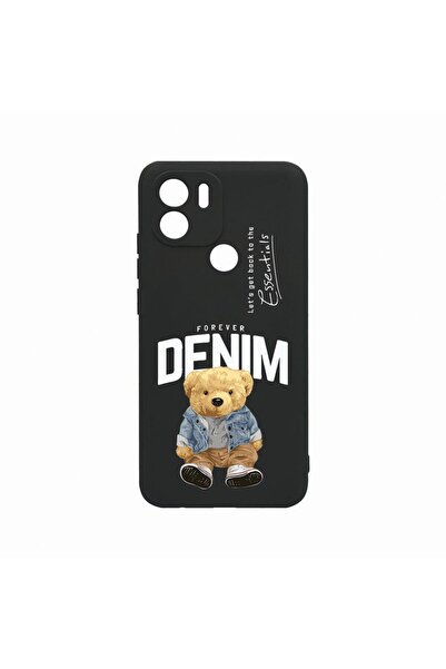 bestcase Case, Compatible with Xiaomi Redmi A1 Plus, Denim Style Teddy Bear, ...