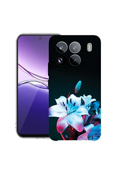 bestcase ¬Æ Husa Clear Slim Silicon Compatibila cu Xiaomi 15, Orchid Flower, ...