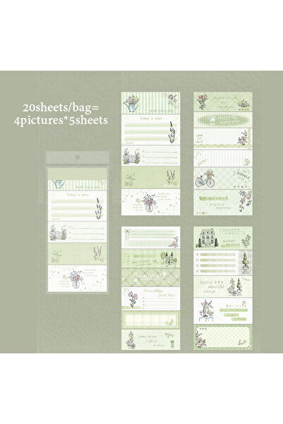 Choice S31101-3 Mr.Paper 20 ورقة/كتاب، كتاب ملصقات سلسلة رحلة الحديقة، ملصقات...