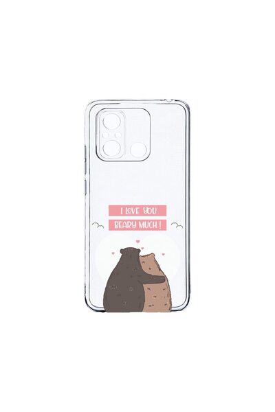 bestcase Διαφανής Θήκη Σιλικόνης 2MM, Συμβατή με Xiaomi Redmi 12C, Σ' αγαπώ π...