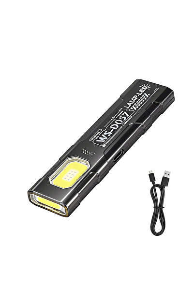 Choice3 D057-1PC Portable EDC LED Work Light Magnetic Rechargeable Red Blue E...