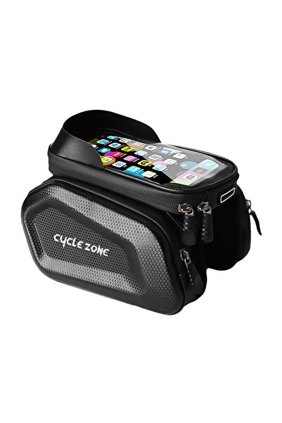 Choice1 F210001 Bike Handlebar Bag Waterproof Bicycle Front Frame Bag with To...