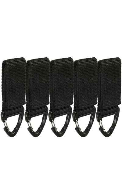 choice2 BK-5P Outdoor Tactical Molle Belt Keeper Webbing Clip Keychain Holder...