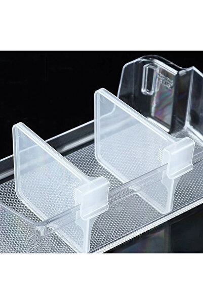 Choice 10pcs White 10 Pcs Refrigerator Partition Board Storage Retractable Pl...