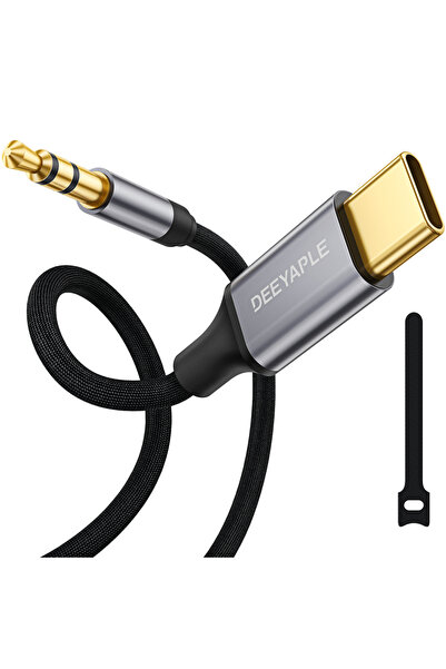 Choice كابل صوت Deeyaple D-L01-1 من USB C إلى 3.5 ملم بطول 4 أقدام (1.2 متر) ...