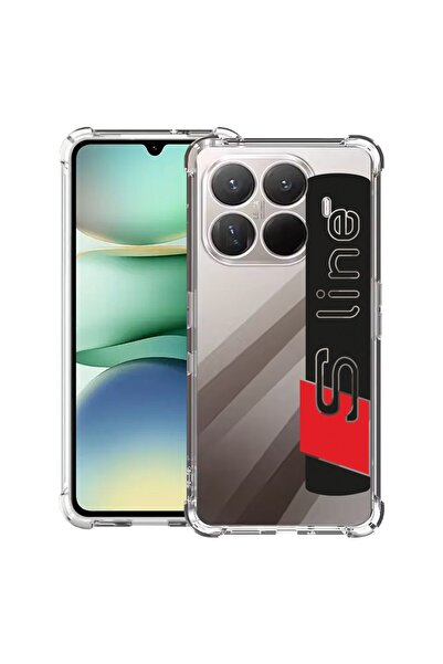 bestcase ¬Æ Husa Anti Shock Compatibil cu Xiaomi 15T Pro, cu Design Audi S Li...