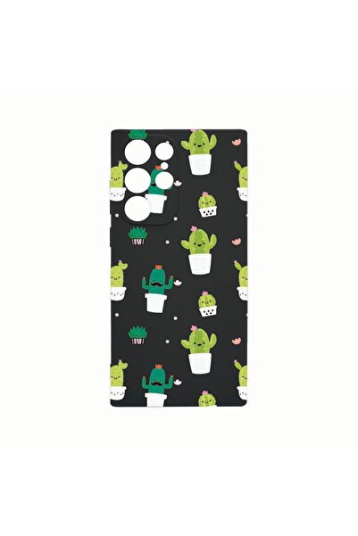 bestcase Husa Silicon, Compatibila Cu Samsung Galaxy S22 Ultra, Cactus, Rezis...