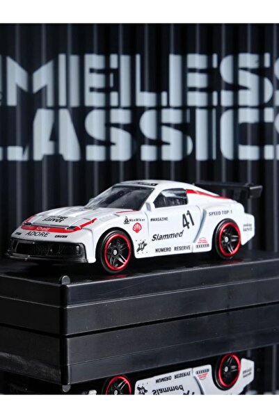 Choice 6413 White No.41 "Slammed" Racing Diecast Car - Red Wheel Rim, 1:64 Sc...