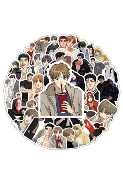 Choice 53PCS 53PCS Anime Curse BL BoysLove Anime Waterproof Graffiti Stickers...