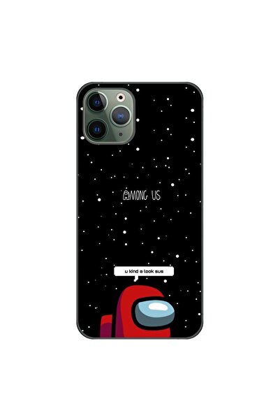 OEM Husa compatibila cu Apple iPhone 11 Pro Max Silicon Gel Tpu Model Among Us