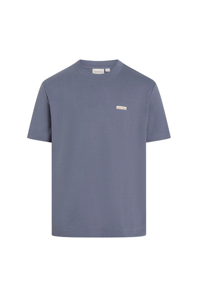 Calvin Klein Tricou bărbătesc cu mânecă scurtă, din bumbac elastic, cu insign...