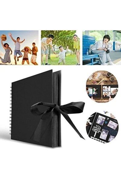 Choice1 ألبوم صور أسود (قطعة واحدة) - صفحات سوداء، ألبومات ذكريات، ألبومات صو...