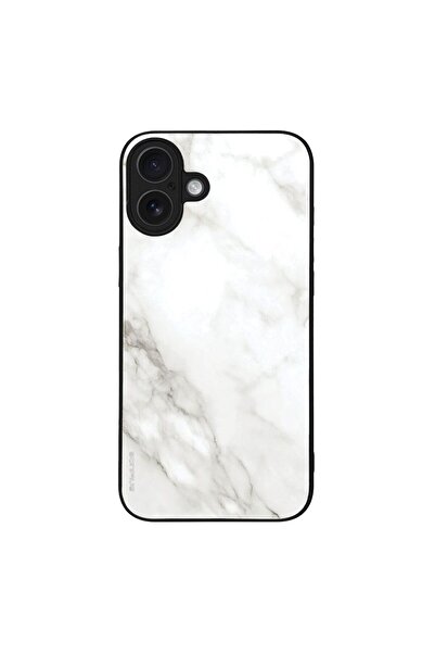 Sonique Θήκη Marble Series για Apple iPhone 16 Plus Λευκό