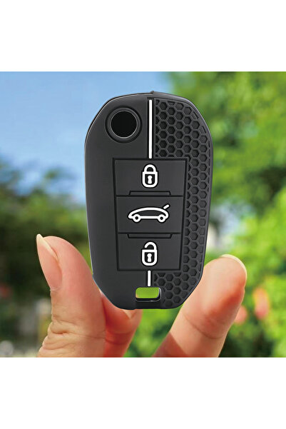 Choice4 WHITE Silicone Car Key Case Cover For Citroen C5 C3 C4 C8 Berlingo Fo...