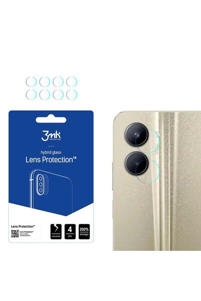 3MK FG Camera Lens Flexible Glass Film Prοtector 7H (4τμ) Realme C33