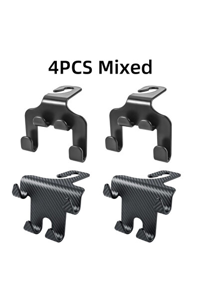choice2 4 Pcs Mixed D 1-4Pcs Car Seat Headrest Hook 4 Pack Hanger Storage Org...