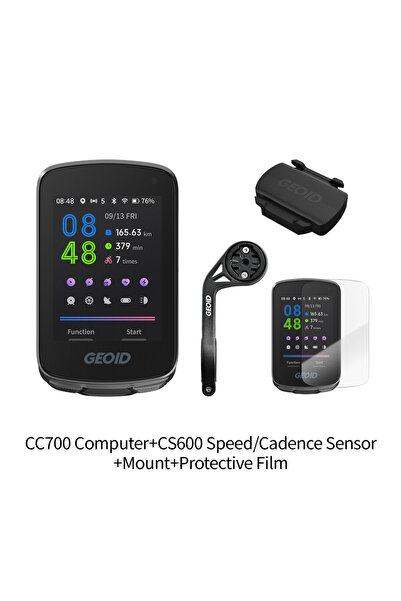 Choice4 جهاز كمبيوتر للدراجات CC700 مع شاشة ملونة مقاس 2.8 بوصة ونظام تحديد ا...
