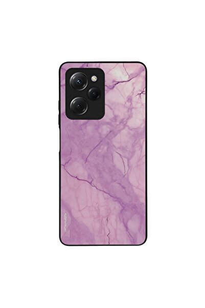 Sonique Θήκη Marble Series για Xiaomi Poco X5 Pro 5G Βιολετί