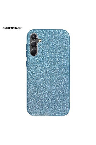 Sonique Θήκη Σιλικόνης Shiny Samsung Galaxy A35 5G Γαλάζιο