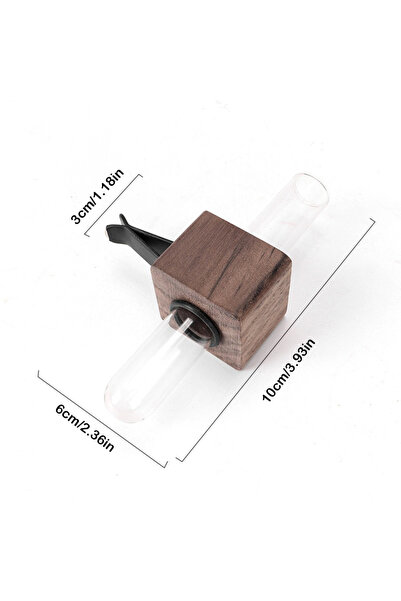 Choice1 Brown Stable Mini Car Flower Vase Clip Elegant Adjustable Car Vent Fl...