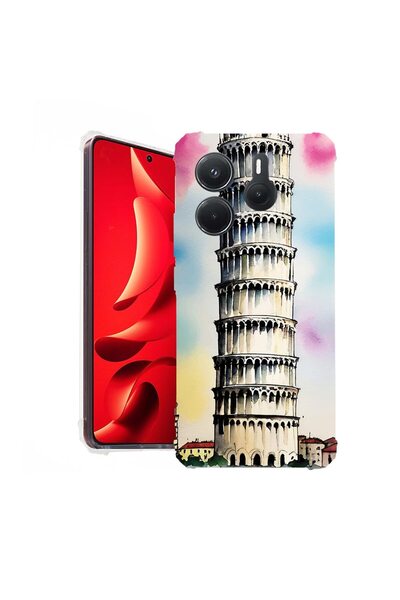 bestcase Husă pentru Xiaomi Redmi Note 14 4G, Antișoc 1.5MM, Italia, Protecți...
