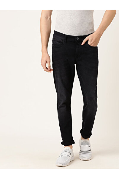 The Indian Garage Co By Styli Men Black Skinny Fit Solid Jeans