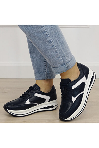 SOFILINE Navy blue leather sneakers 5091 M6