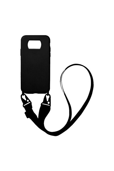 Sonique Θήκη Σιλικόνης με Strap CarryHang Xiaomi Poco X3 NFC / Poco X3 Pro Μαύρο