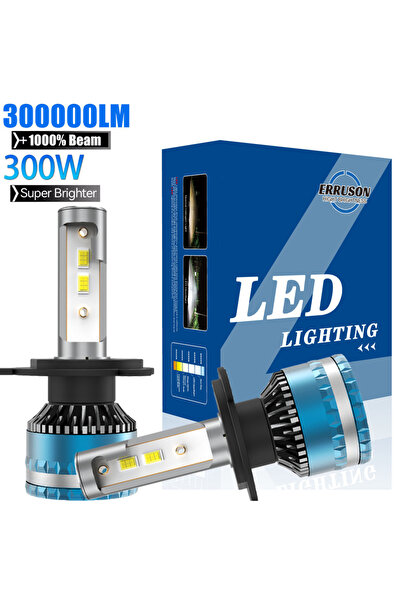 Choice5 H4 Erruson 300W 300000LM H1 H3 H4 H7 Led Headlights car Plug and Play...