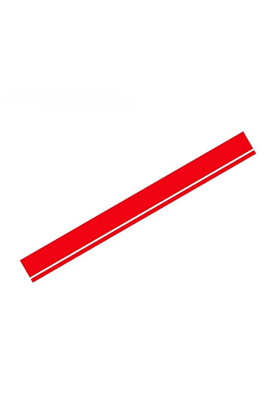 Choice9 RED Car Hood Sticker Bonnet Decoration Graphics Stripes Decor Decal A...