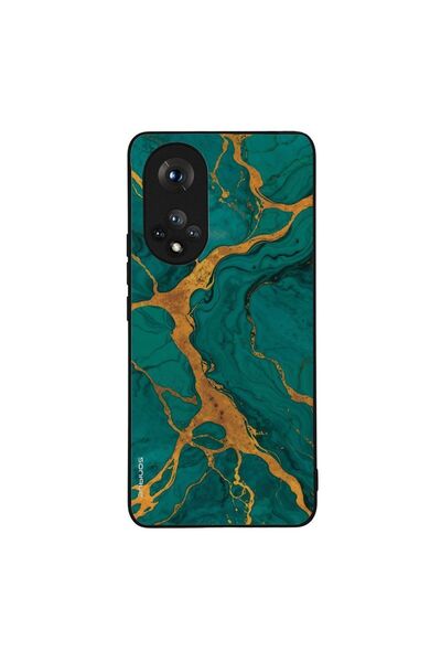 Sonique Θήκη Marble Series για Honor 50 5G / Nova 9 Πράσινο