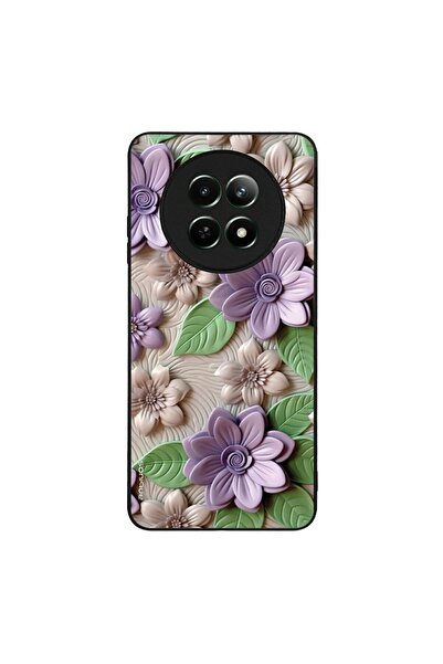 Sonique Θήκη 3D Flower Series για Realme 12 5G / Realme 12x Βιολετί