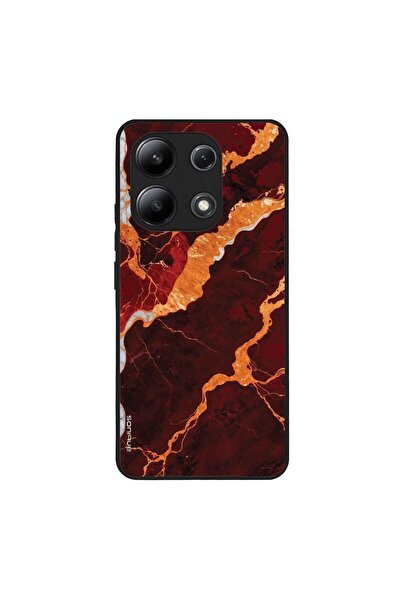 Sonique Θήκη Marble Series για Xiaomi Redmi Note 13 4G Κόκκινο