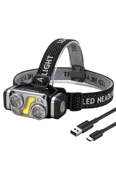 Choice مصباح أمامي محمول قابل لإعادة الشحن T70S BORUiT بقوة 1000 لومن LED COB...