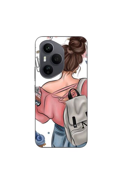 OEM Husa compatibila cu Honor 400 Pro Silicon Gel Tpu Model Girl Fashion School