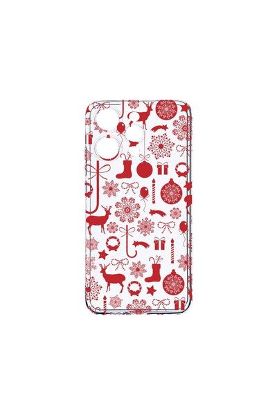bestcase Διαφανής Θήκη Σιλικόνης 2MM, Συμβατή με Xiaomi Redmi 12 4G, Χριστουγ...