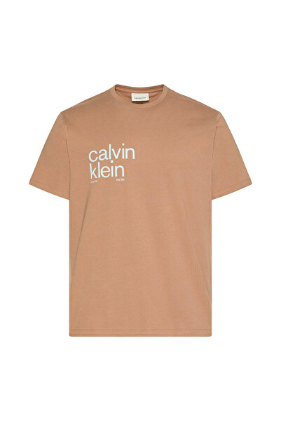 Calvin Klein Mens Short-Sleeve Circle Graphic Relaxed T-Shirt M
