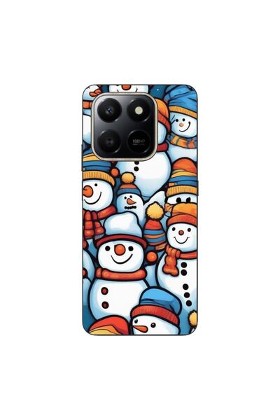 OEM Husa compatibila cu Honor X7d Silicon Gel Tpu Model Snowman Pattern
