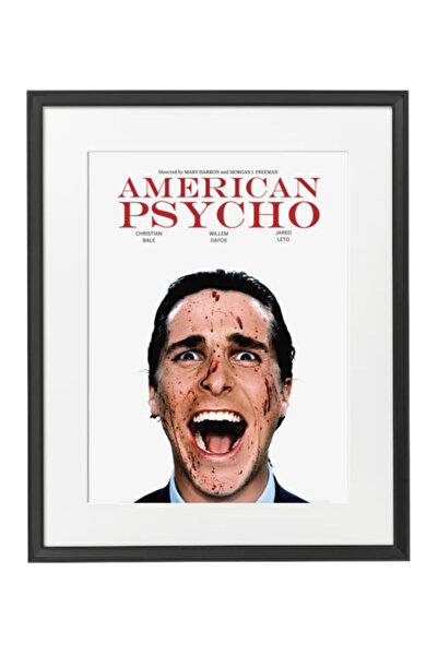 Boomah Accessories American Psycho Movie Poster with Frame 50x40cm