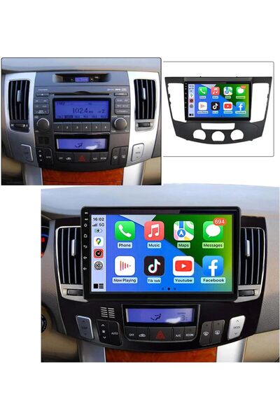 Carplayer هيونداي سوناتا موديل 2009-2010 مع ذاكرة وصول عشوائي 8 جيجابايت وذاك...