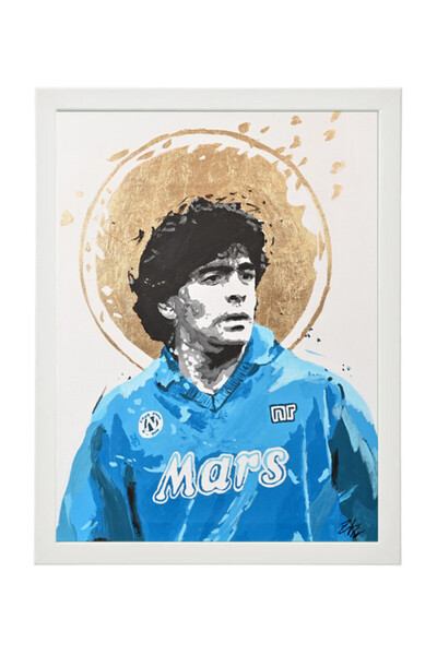 Boomah Accessories Maradona “D10S” Napoli Art Poster with Frame 30x40cm