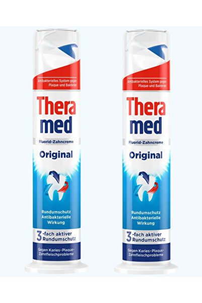 Theramed معجون أسنان أوريجينال فلورايد فعال 2 × 100 مل