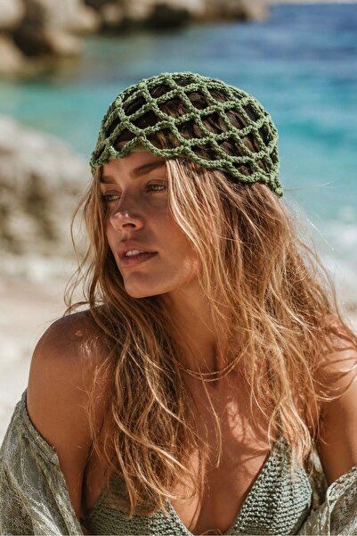 keisy Hand Knitted Premium Mesh Bandana