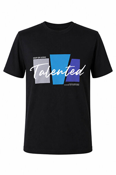 trender Talented Print Supreme Black Men's T-Shirt 226-07