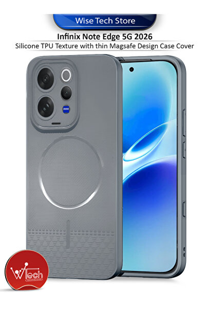Wtech vivo V70 5G 2026 Silicone TPU Texture with thin Magsafe Design Case Cover