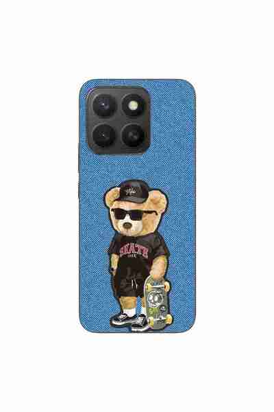 OEM Husa compatibila cu Honor X8c Silicon Gel Tpu Model Bear Skate Fashion