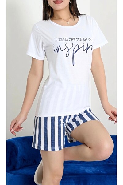 BİLGENS BUTİK Women's Summer Shorts Pajama Set