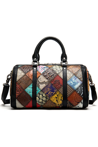 NeoSimply NeoSimply® Women's Bag made of genuine Leather , Embossed stitching...