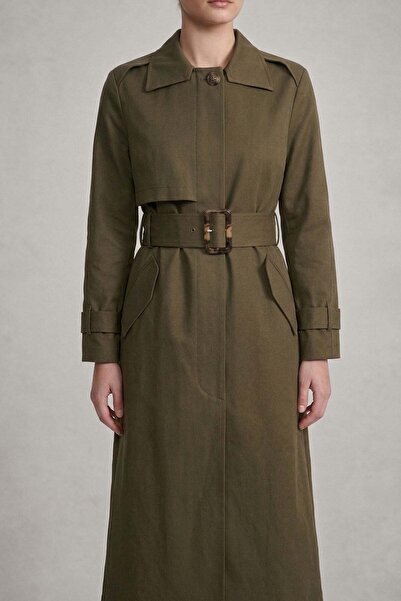 FTZ WOMEN Women's Trench Coat Khaki 31211