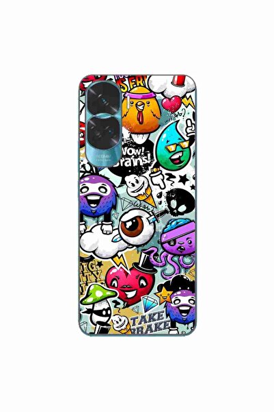 OEM Husa compatibila cu Honor 90 Lite 5G Silicon Gel Tpu Model Pop Art Graffiti